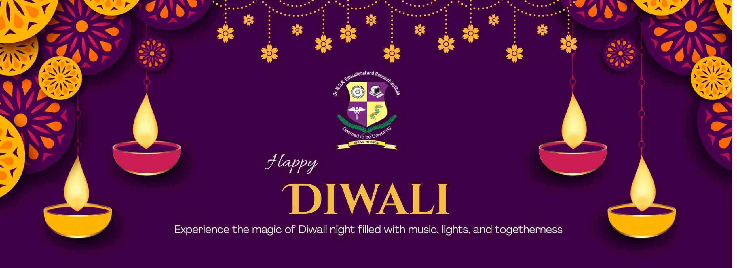 Happy diwaili Dr.M.G.R