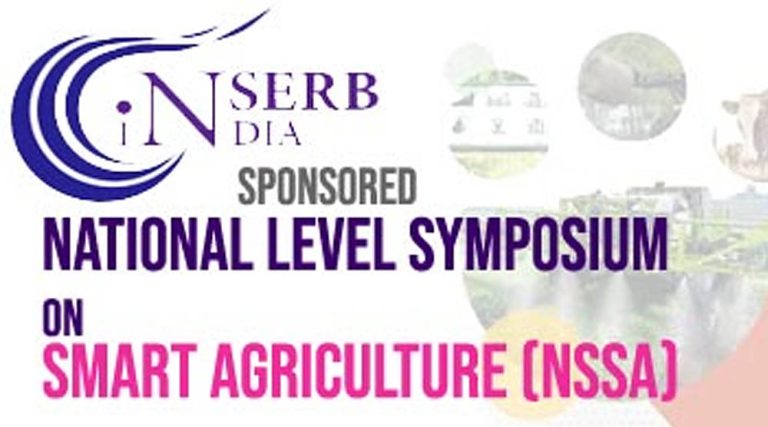 DST-SERB National Level Symposium on Smart Agriculture (NSSA) – Dr.M.G ...